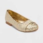 Girls' Disney Belle Ballet Flats - Yellow 10 - Disney