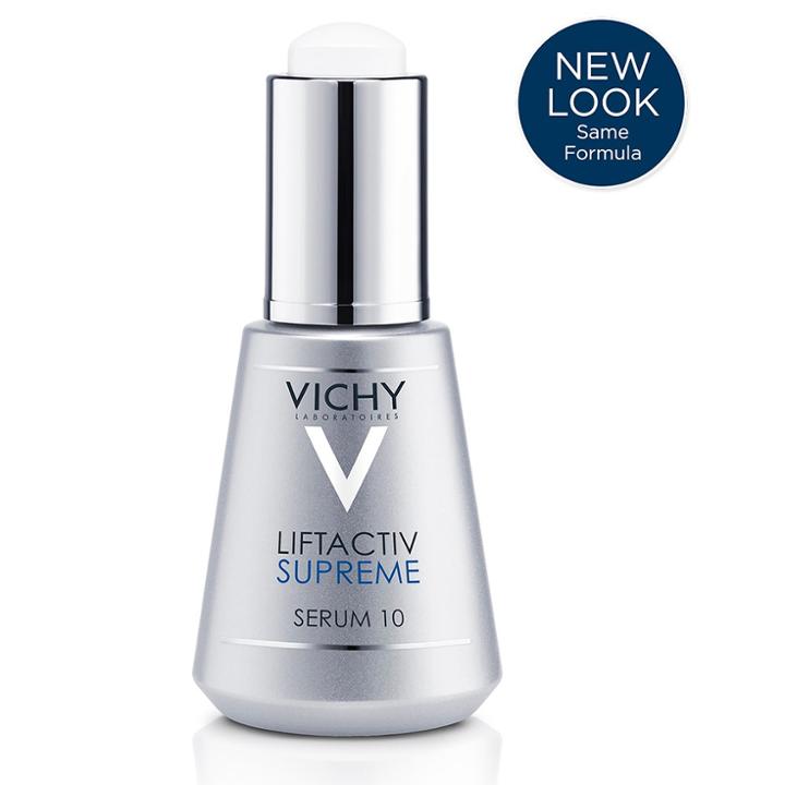 Unscented Vichy Liftactiv Anti-aging Face Serum 10 Supreme With Hyaluronic Acid