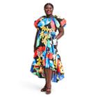 Plus Size Floral Puff Sleeve High-low Dress - Christopher John Rogers For Target