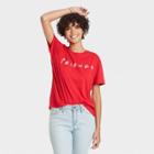 Women's Friends Logo Short Sleeve Graphic T-shirt - Red