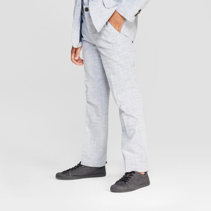 Boys' Chambray Chino Pants - Cat & Jack Gray
