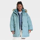 Women's Plus Size Arctic Parka Jacket - Universal Thread Blue
