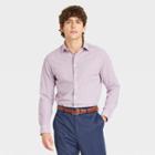 Men's Performance Dress Long Sleeve Button-down Shirt - Goodfellow & Co Burgundy