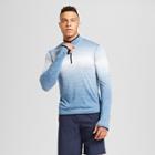 Men's Running 1/4 Zip - C9 Champion Winter River Teal Heather/white