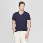 Men's Regular Fit Short Sleeve Lyndale V-neck T-shirt - Goodfellow & Co Xavier Navy