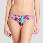 Women's Sun Coast Cheeky Bikini Bottom - Shade & Shore Purple Print