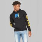 Men's Drop Shoulder Graphic Pullover Sweater - Original Use - Black M, Men's,