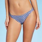 Women's Hipster Bikini Bottom - Xhilaration Blue Tribal Print