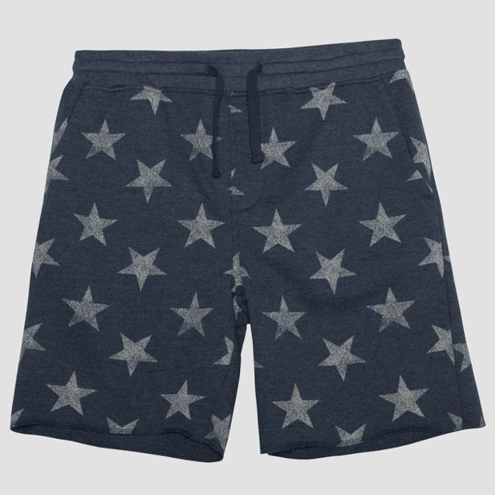 Well Worn Men's 10 Americana Star Knit Jogger Shorts - Regatta