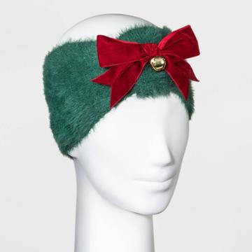 Ugly Stuff Holiday Supply Co. Ugly Stuff Holiday Supply Co Girls' Christmas Bow Headband With Jingle Bell -