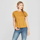 Women's Envelope Back T-shirt - Universal Thread Yellow