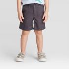 Toddler Boys' Quick Dry Chino Shorts - Cat & Jack Brown 12m, Toddler Boy's, Black