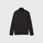 Men's Standard Fit Full Zip Fleece Sweatshirt - Goodfellow & Co Black