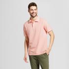Men's Standard Fit Short Sleeve Loring Polo Shirt - Goodfellow & Co Pink