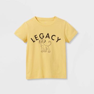 Toddler Short Sleeve The Lion King T-shirt - Yellow