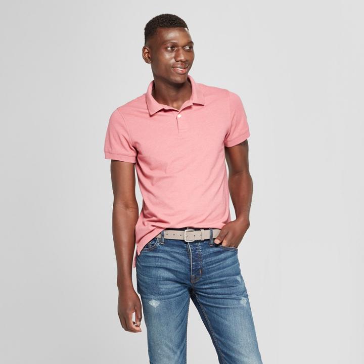 Target Men's Short Sleeve Slim Fit Loring Polo Shirt - Goodfellow & Co