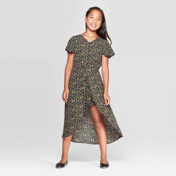 Girls' Walk Thru With Tie - Art Class Black M, Girl's,