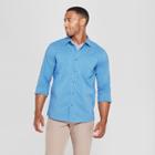 Target Mpg Sport Men's Plaid Woven Shirt - Blue Plaid