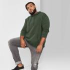 Men's Big & Tall Hooded Sweatshirt - Original Use Green