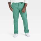 Men's Tall Athletic Fit Hennepin Chino Pants - Goodfellow & Co Dusky Green