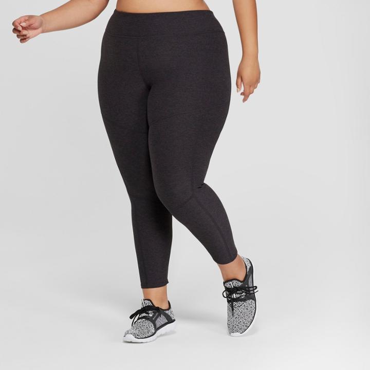 Women's Plus Size 7/8 High-waisted Leggings 25 - Joylab Black