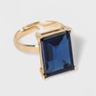 Rectangular Stone Ring - A New Day Blue/gold