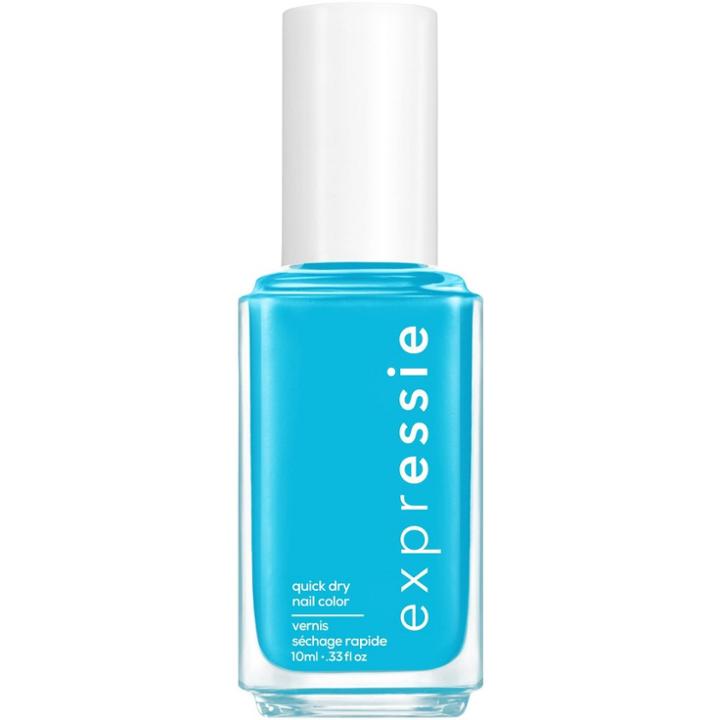 Essie Expressie Quickdry Nail Polish, Vegan,word On The Street, Blue, Word On The Street