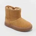 Toddler Boys' Arias Sherpa Lined Ankle Fashion Boots - Cat & Jack Tan