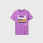 Men's Short Sleeve Periodic Table Graphic T-shirt - Cat & Jack Purple