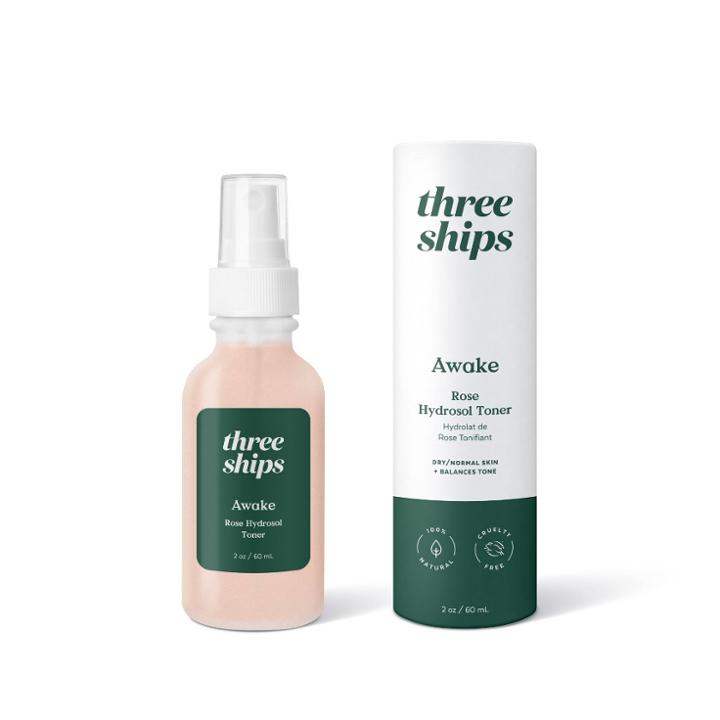 Three Ships Awake Rose Hydrosol Toner
