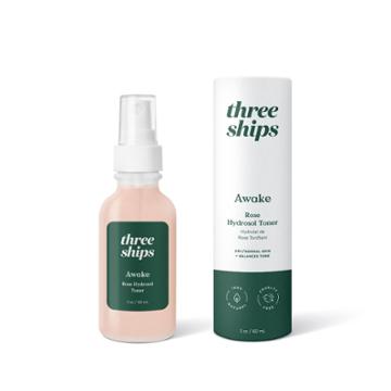 Three Ships Awake Rose Hydrosol Toner