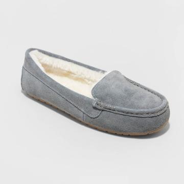 Women's Gemma Moccasin Slippers - Stars Above Gray