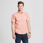 Men's Short Sleeve Button-down Shirt - Goodfellow & Co Pumpkin