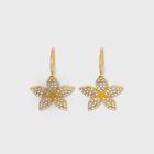 Sugarfix By Baublebar Crystal Flower Drop Earrings - Gold