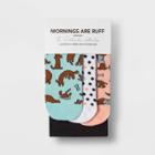 Ev Holiday Women's Socks And Leggings Set Mornings Are Ruff - Mint/white/pink S/m, Size: Small/medium, Green/pink/white