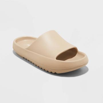 Women's Mad Love Star Slide Sandals - Taupe