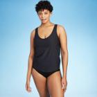Women's Back Tie Tankini Top - Kona Sol Black
