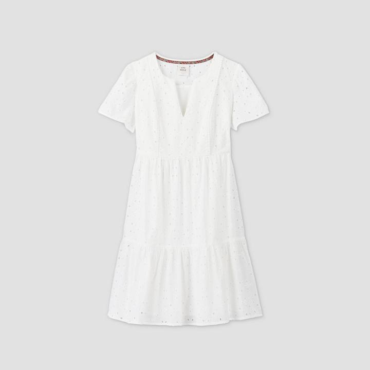 Women's Short Sleeve Dress - Knox Rose White S, Women's,