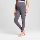 Maternity Seamless Footless Tight Belly Leggings - Isabel Maternity By Ingrid & Isabel Gray