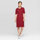 Umbro Women's 3/4 Side Tape Dress - Maroon Xs, Women's, Red