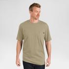 Petitedickies Men's 2-pack Cotton Short Sleeve Pocket T-shirt- Desert Sand L, Size: Large, Desert Brown
