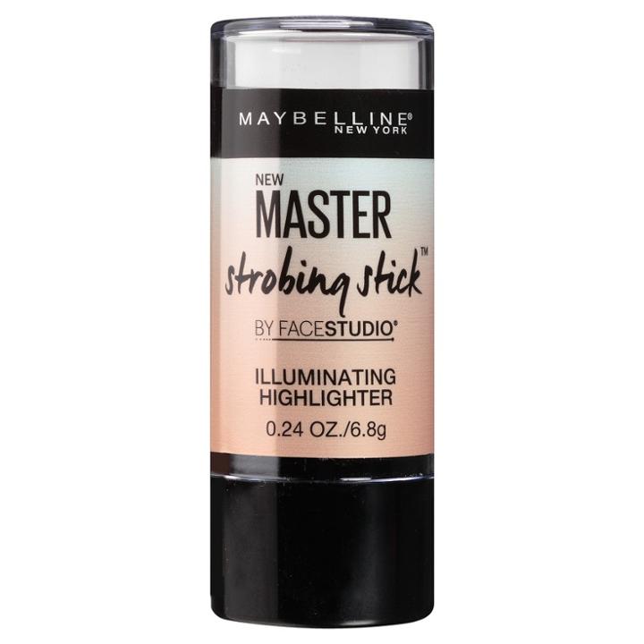 Maybelline Facestudio Master Strobing Stick Illuminating Highlighter 100 Light Iridescent 0.24oz, Adult Unisex