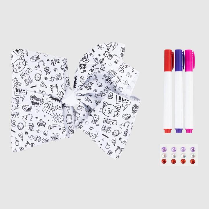 Girls' Disney Turning Red Color-in Bow Hair Clip