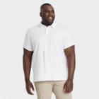 Men's Big & Tall Supima Cotton Polo Shirt - All In Motion True White Xxxl