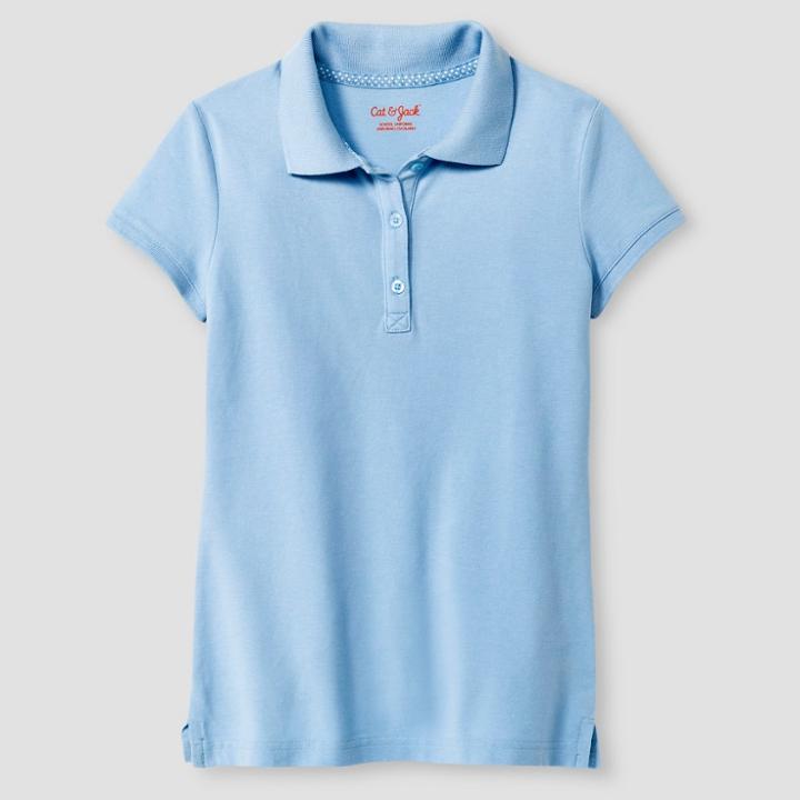 Girls' Pique Polo Shirt - Cat & Jack