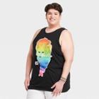 Pride Gender Inclusive Adult Extended Size Rupaul Tank Top - Black