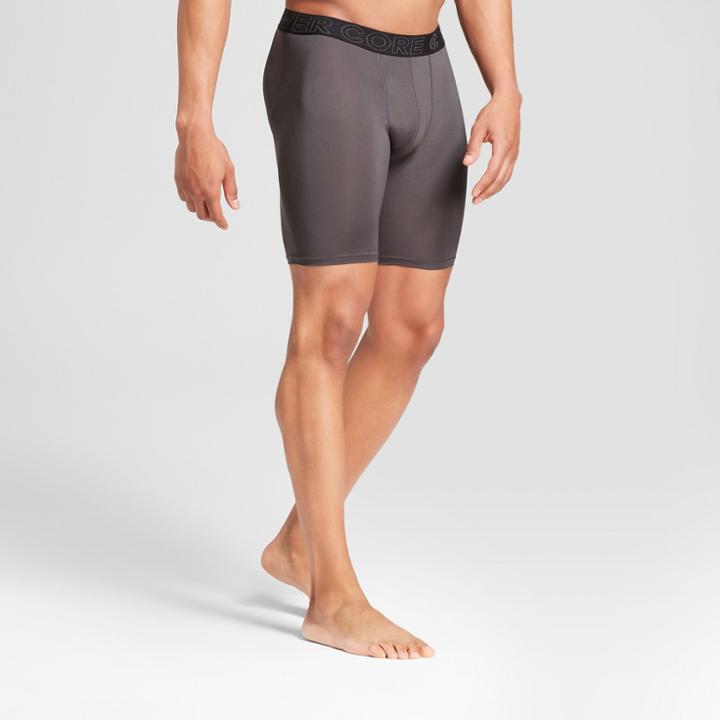 Men's 9 Compression Shorts - C9 Champion Railroad Gray