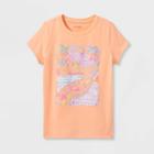 Girls' 'dinosaur' Short Sleeve Graphic T-shirt - Cat & Jack Peach