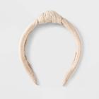 Cotton Top Knot Headband - Universal Thread Ivory