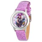 Girls' Disney Descendants 2 Mal Tween Stainless Steel Watch - Purple